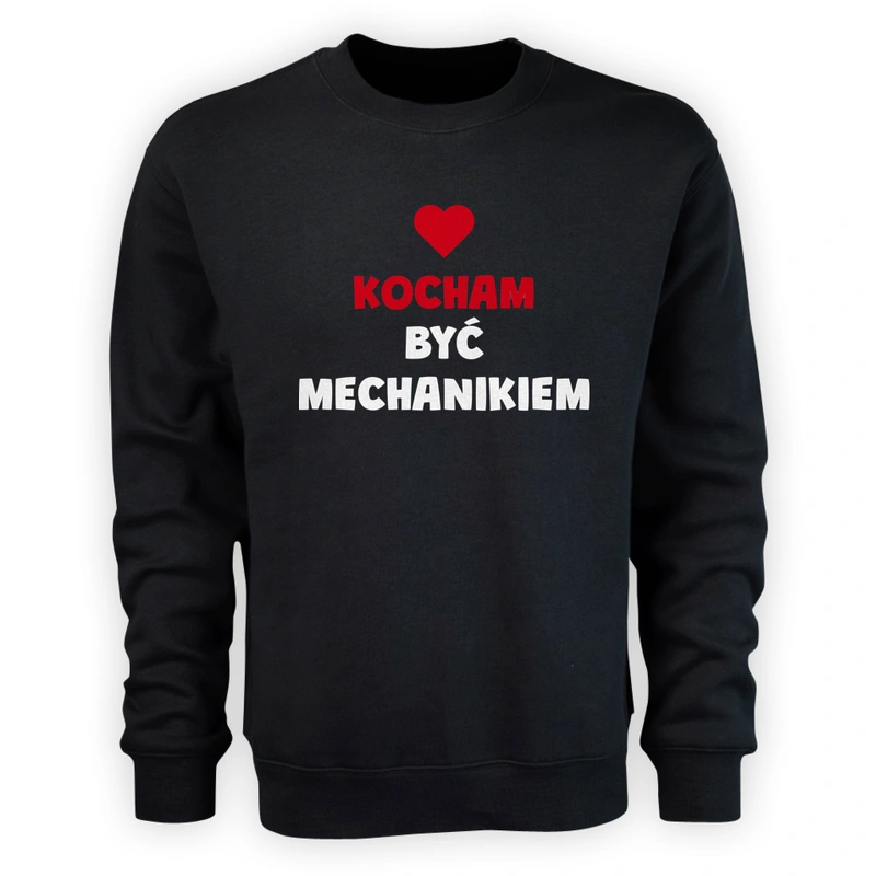 Kocham Być Mechanikiem - Męska Bluza Czarna