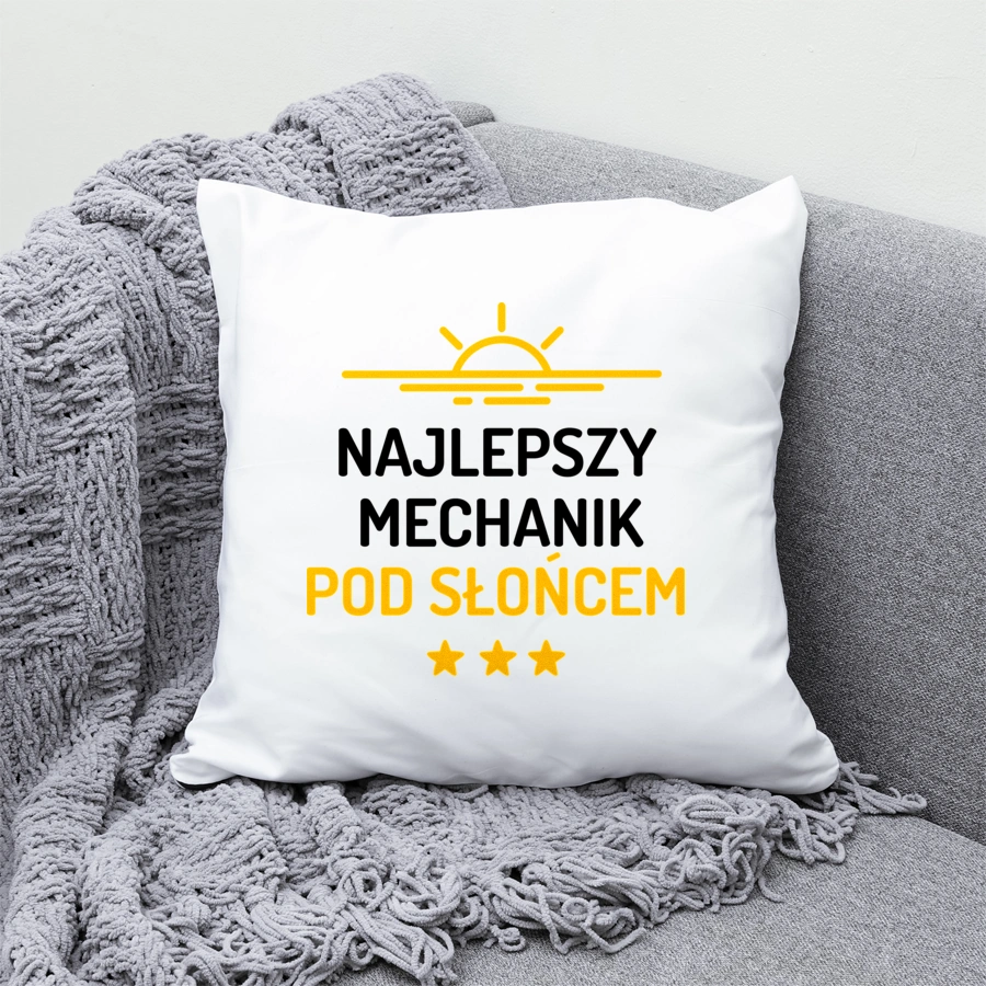 Najlepszy Mechanik Pod Słońcem - Poduszka Biała