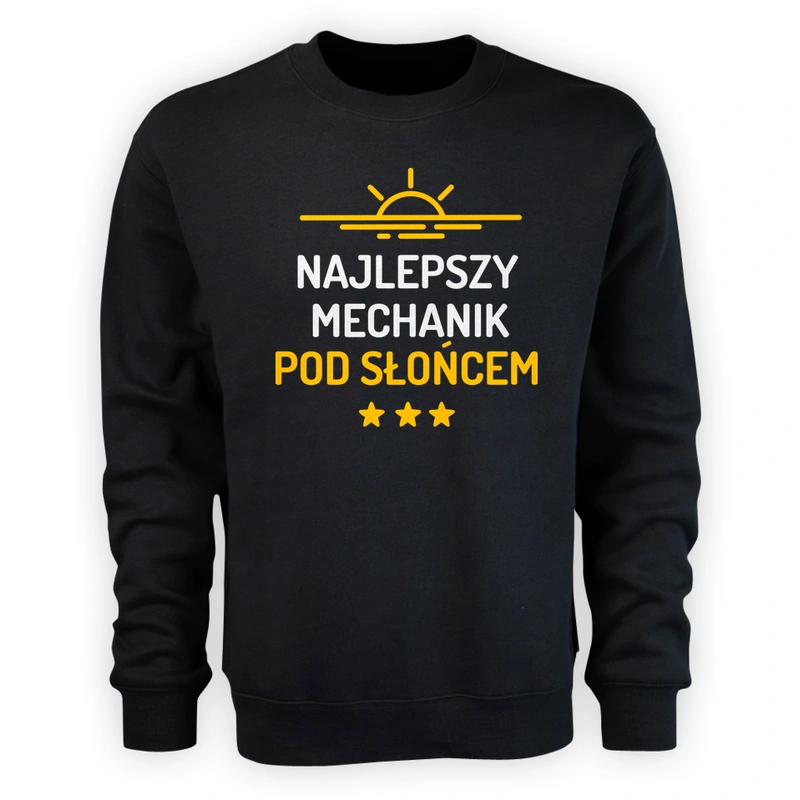 Najlepszy Mechanik Pod Słońcem - Męska Bluza Czarna