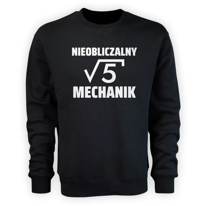 Nieobliczalny Mechanik - Męska Bluza Czarna