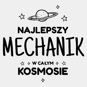 Najlepszy Mechanik W Kosmosie - Męska Koszulka Biała