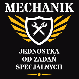 Mechanik Jednostka Od Zadań Specjalnych - Męska Bluza z kapturem Czarna