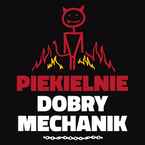 Piekielnie Dobry Mechanik - Męska Bluza z kapturem Czarna