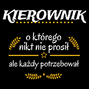 Kierownik Którego Każdy Potrzebował - Torba Na Zakupy Czarna