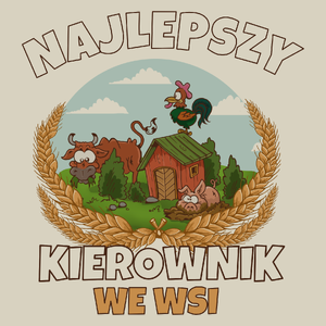 Najlepszy Kierownik We Wsi - Torba Na Zakupy Natural