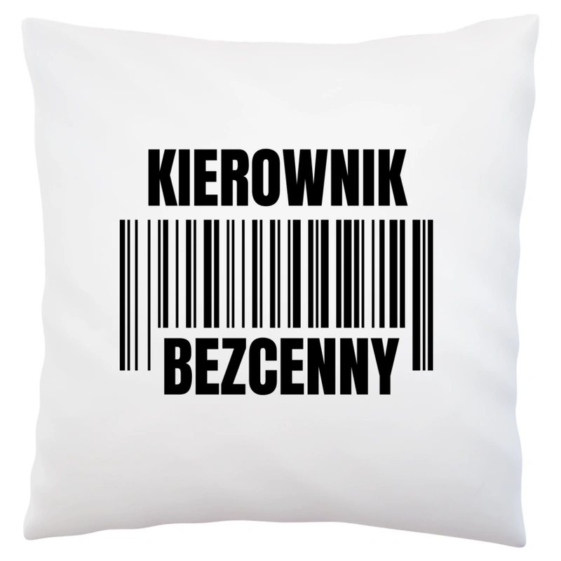 Kierownik Bezcenny - Poduszka Biała