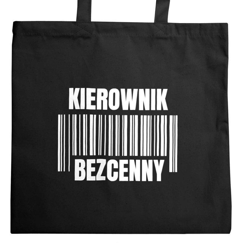 Kierownik Bezcenny - Torba Na Zakupy Czarna