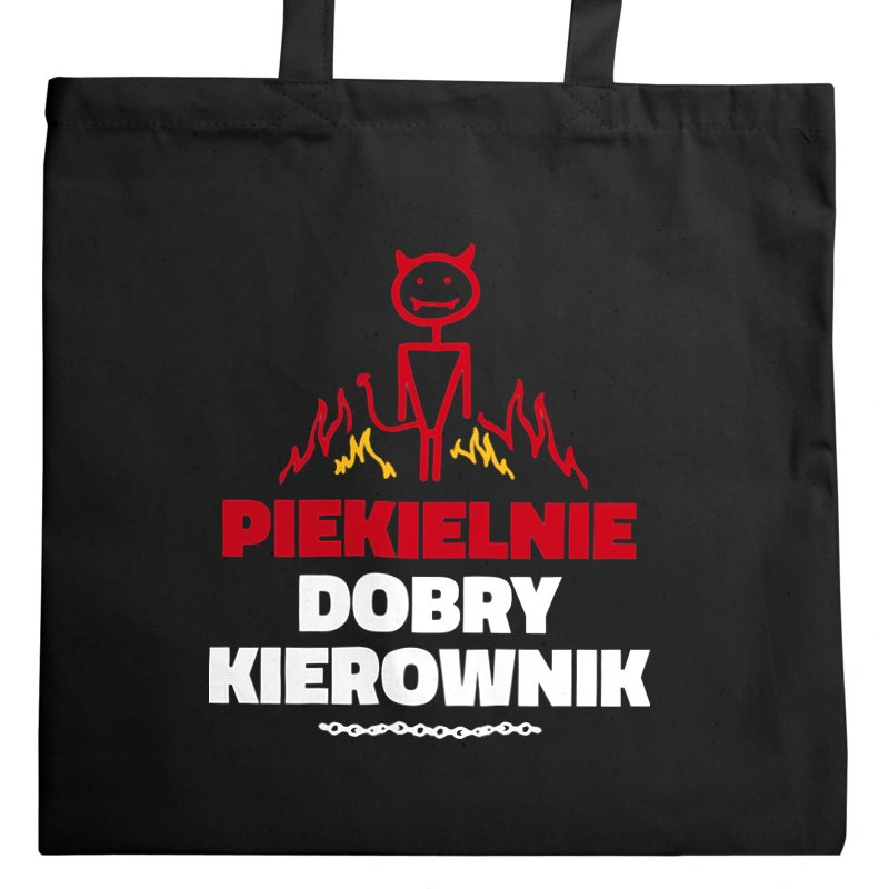 Piekielnie Dobry Kierownik - Torba Na Zakupy Czarna