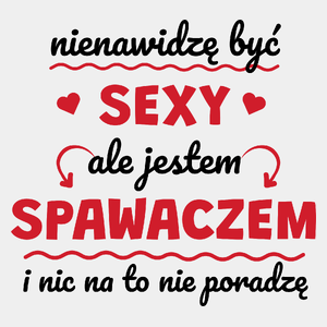 Sexy Spawacz - Męska Koszulka Biała