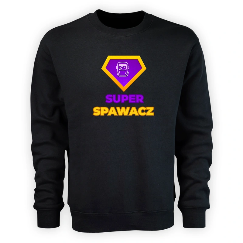 Super Spawacz - Męska Bluza Czarna