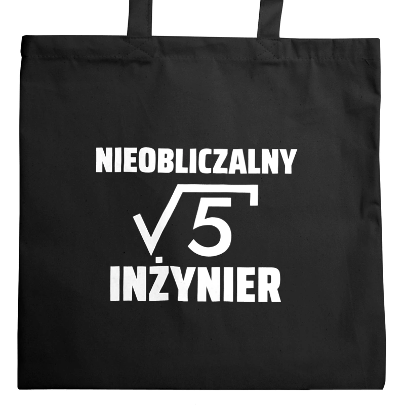 Nieobliczalny Inżynier - Torba Na Zakupy Czarna