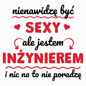 Sexy Inżynier - Poduszka Biała