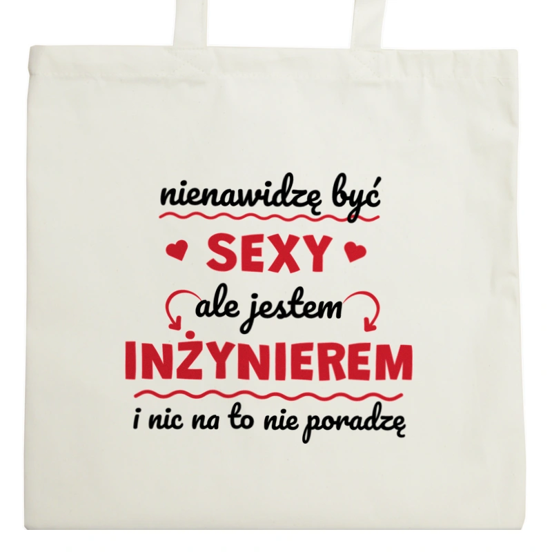 Sexy Inżynier - Torba Na Zakupy Natural