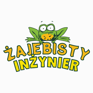 Żajebisty Inżynier - Poduszka Biała