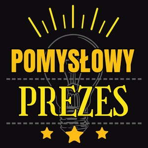 Pomysłowy Prezes - Męska Bluza Czarna