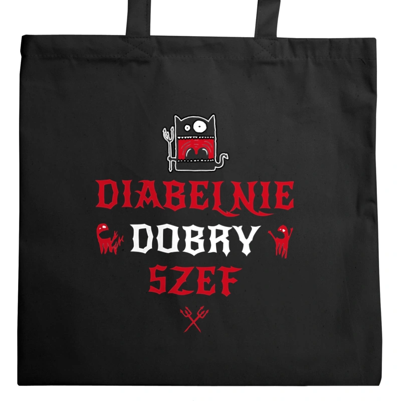 Diabelnie Dobry Szef - Torba Na Zakupy Czarna