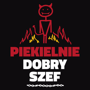 Piekielnie Dobry Szef - Męska Bluza z kapturem Czarna