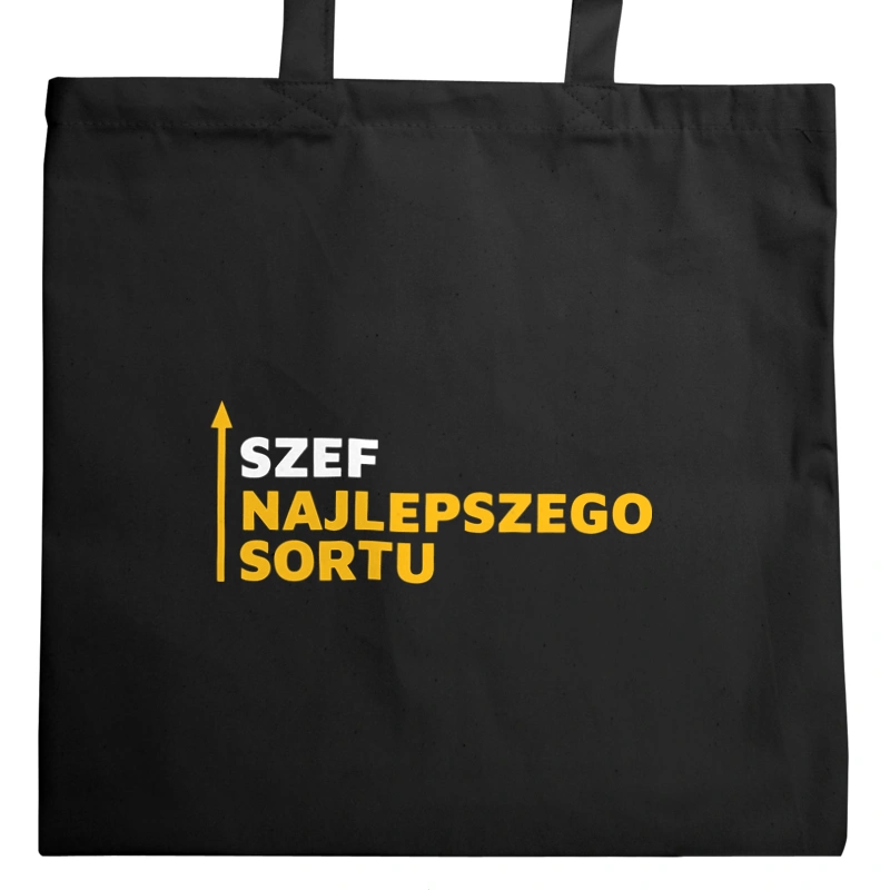 Szef Najlepszego Sortu - Torba Na Zakupy Czarna