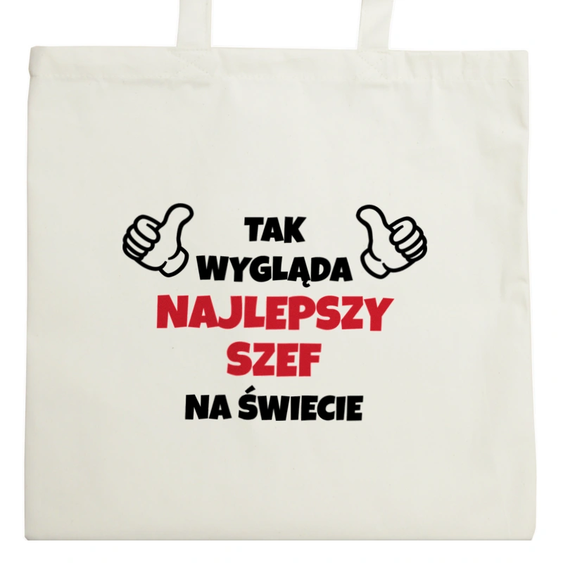 Tak Wygląda Najlepszy Szef Na Świecie 2 - Torba Na Zakupy Natural