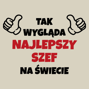 Tak Wygląda Najlepszy Szef Na Świecie 2 - Torba Na Zakupy Natural