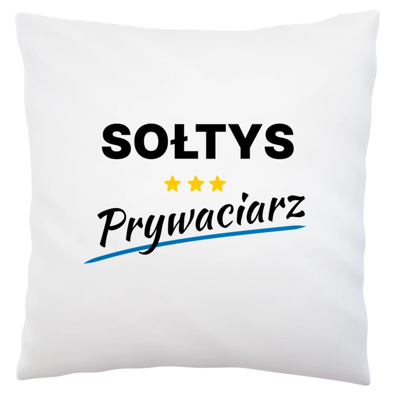 Sołtys Prywaciarz - Poduszka Biała