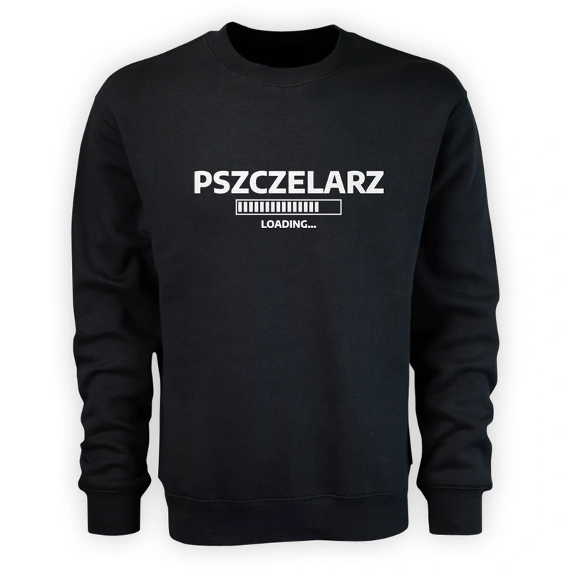 Pszczelarz Loading - Męska Bluza Czarna