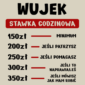 Stawka Godzinowa Wujek - Torba Na Zakupy Natural