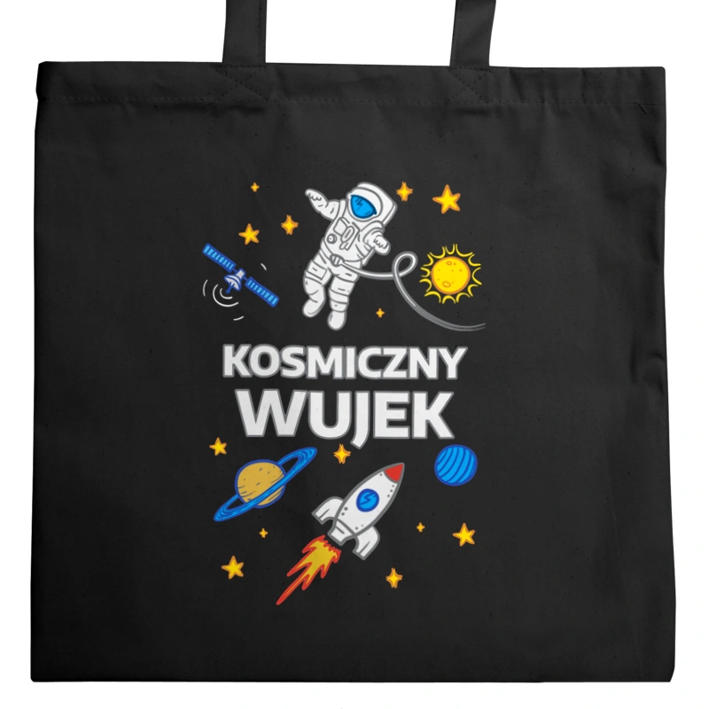 Kosmiczny Wujek - Torba Na Zakupy Czarna