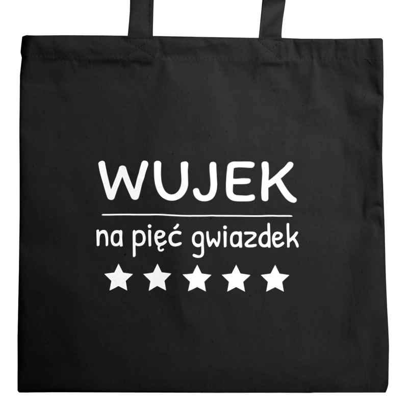 Wujek Na 5 Gwiazdek - Torba Na Zakupy Czarna