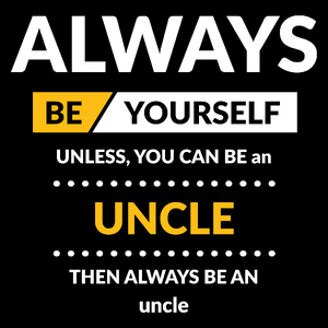 Always Be Uncle - Torba Na Zakupy Czarna