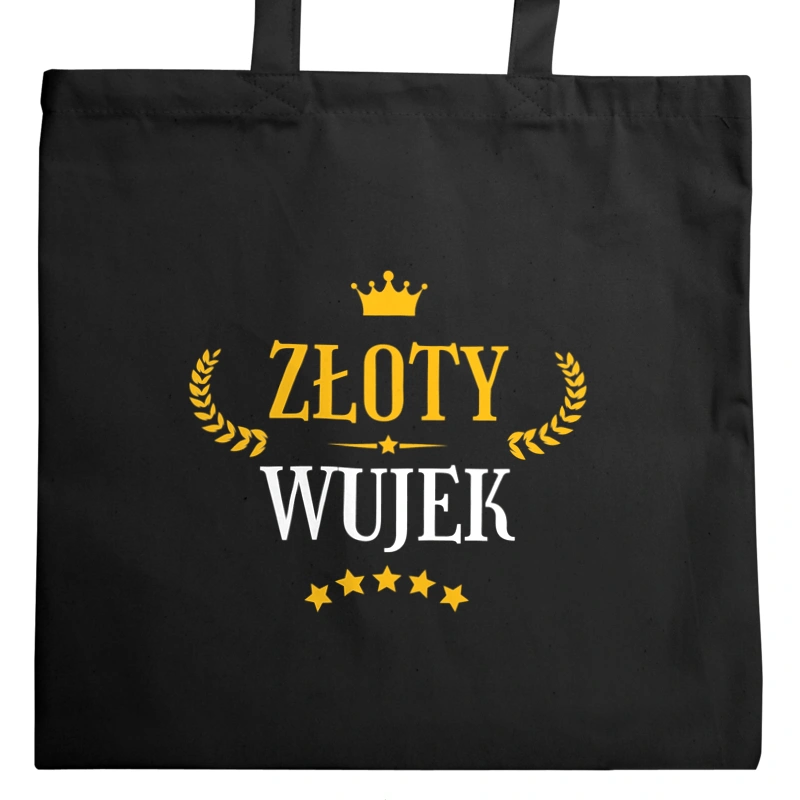 Złoty wujek - Torba Na Zakupy Czarna