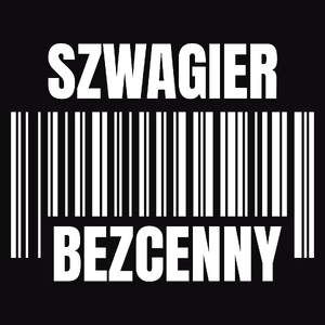 Szwagier Bezcenny - Męska Bluza z kapturem Czarna