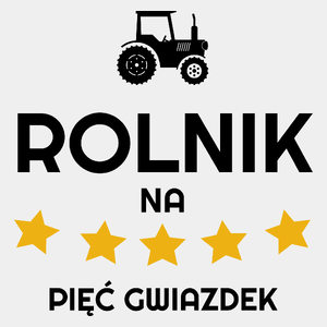 Rolnik Na 5 Gwiazdek - Męska Koszulka Biała