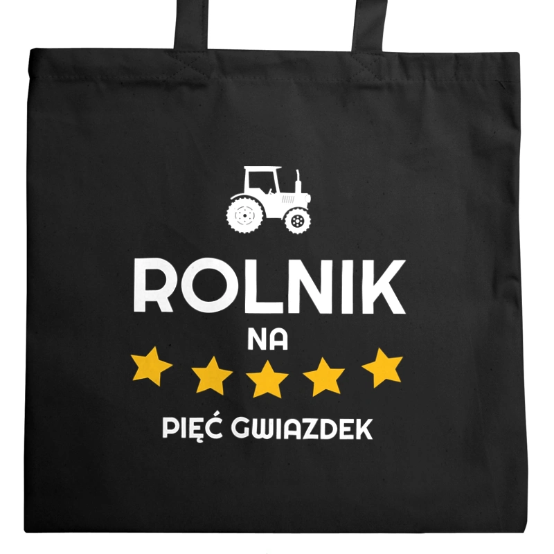 Rolnik Na 5 Gwiazdek - Torba Na Zakupy Czarna