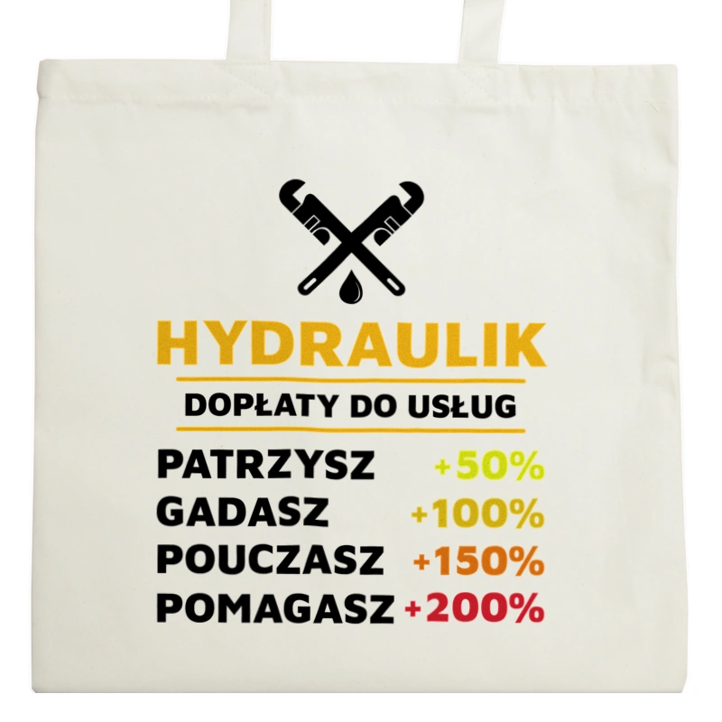 Dopłaty Do Usług Hydraulik - Torba Na Zakupy Natural