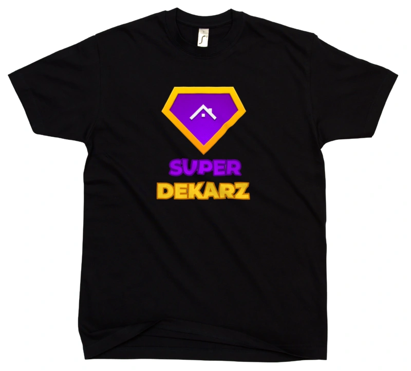 Super Dekarz - Męska Koszulka Czarna