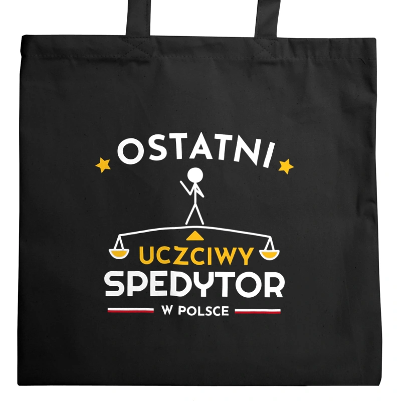 Ostatni uczciwy spedytor w polsce - Torba Na Zakupy Czarna