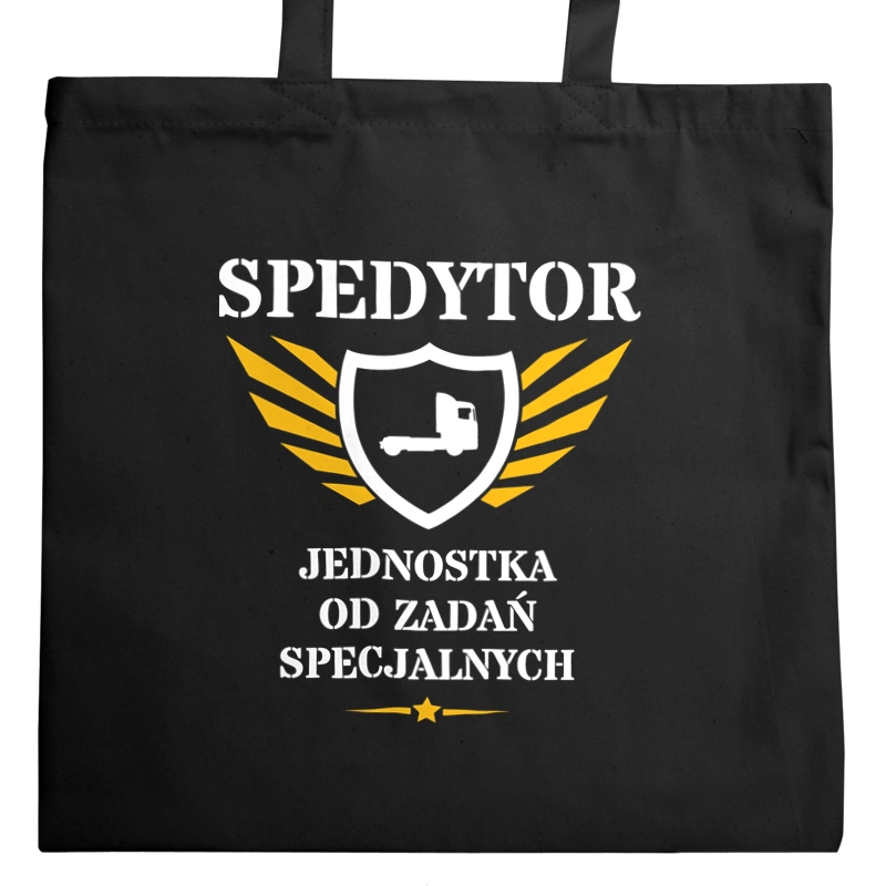 Spedytor Jednostka Od Zadań Specjalnych - Torba Na Zakupy Czarna