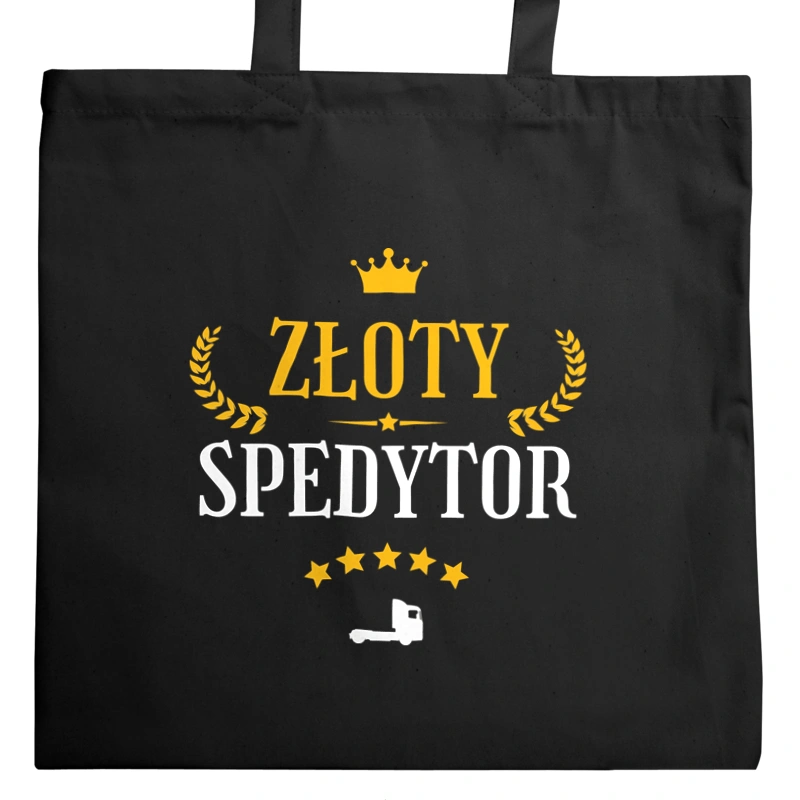 Złoty spedytor - Torba Na Zakupy Czarna