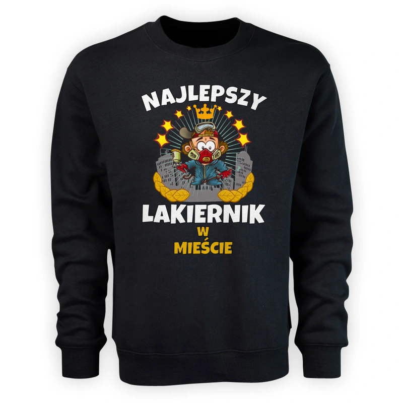 Najlepszy Lakiernik W Mieście - Męska Bluza Czarna