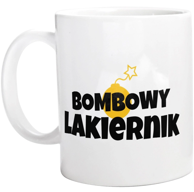 Bombowy Lakiernik - Kubek Biały