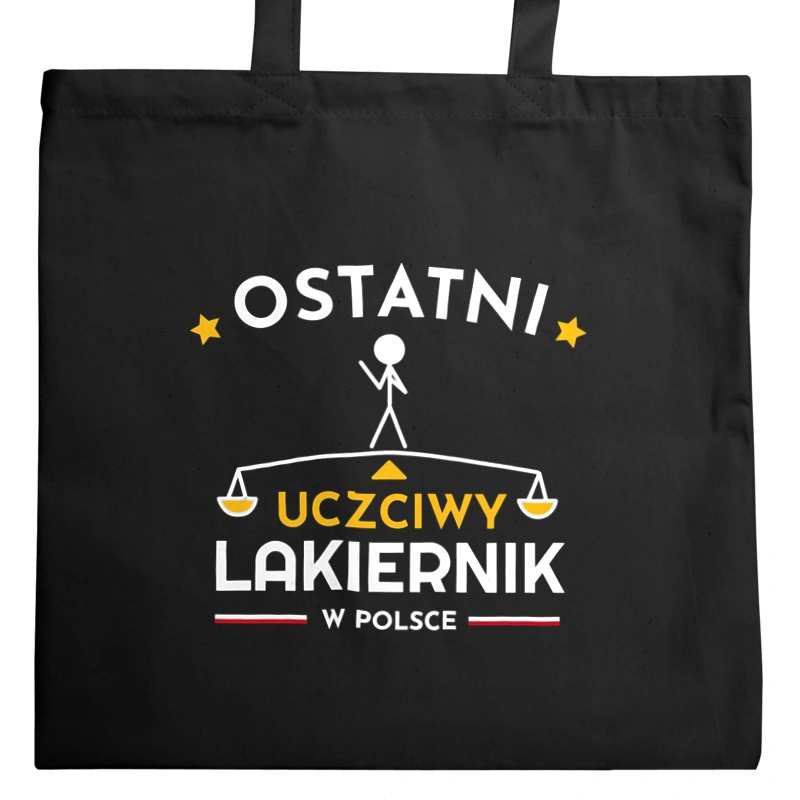 Ostatni uczciwy lakiernik w polsce - Torba Na Zakupy Czarna