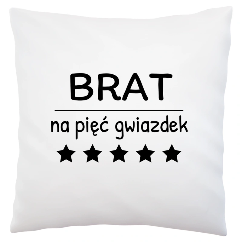 Brat Na 5 Gwiazdek - Poduszka Biała