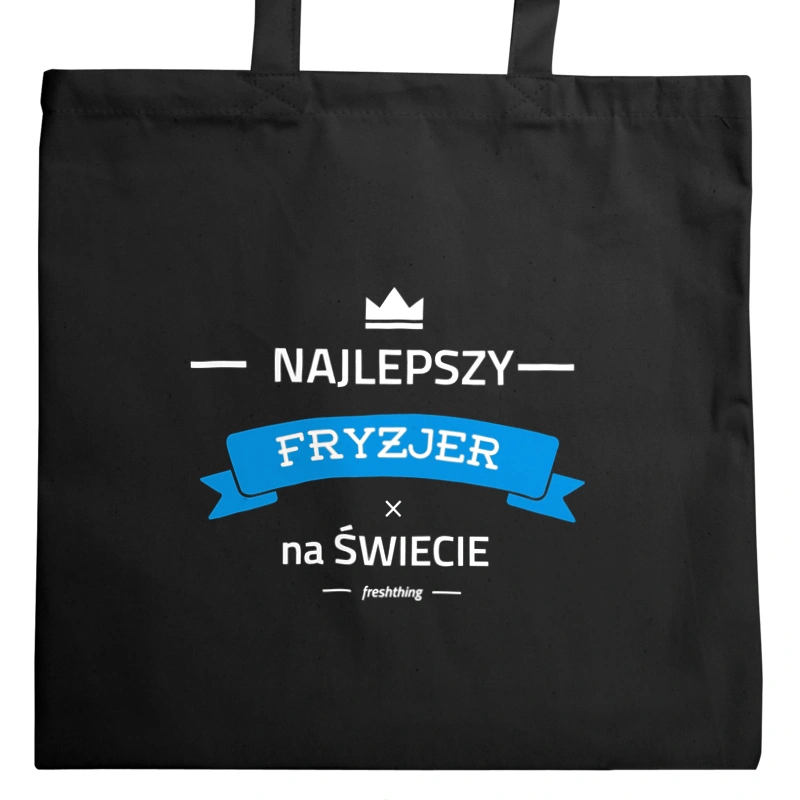 Najlepszy Fryzjer Na Świecie - Torba Na Zakupy Czarna