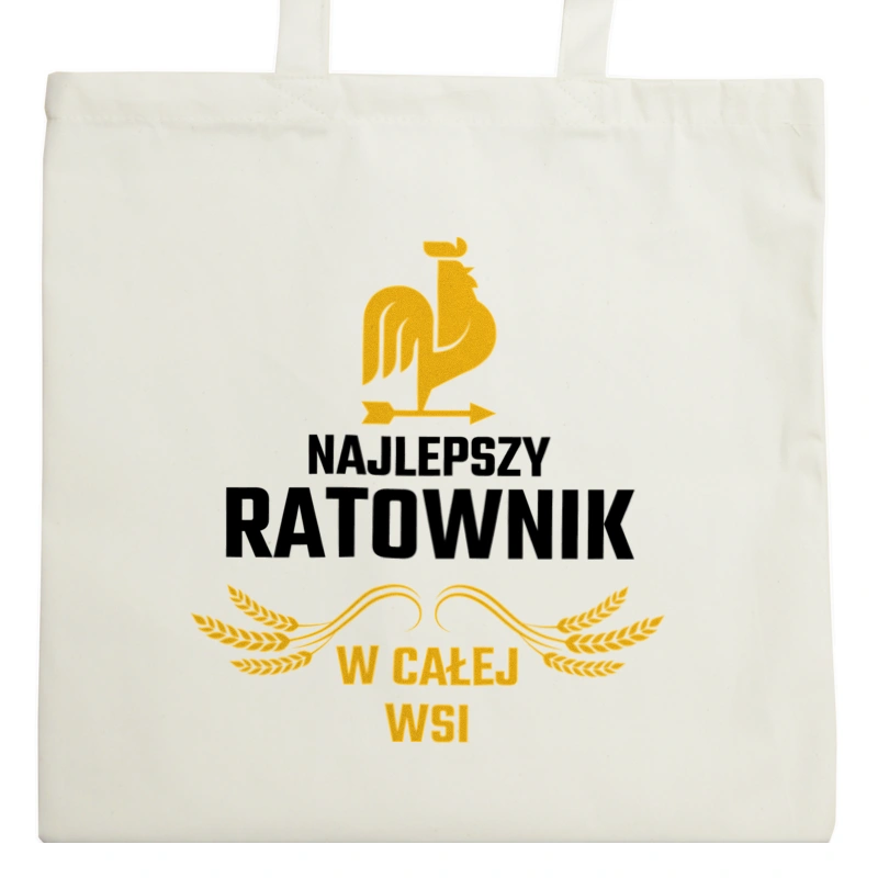 Najlepszy ratownik w całej wsi - Torba Na Zakupy Natural