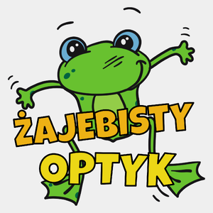 Żajebisty Optyk - Męska Koszulka Biała