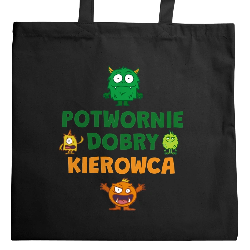 Potwornie Dobry Kierowca - Torba Na Zakupy Czarna