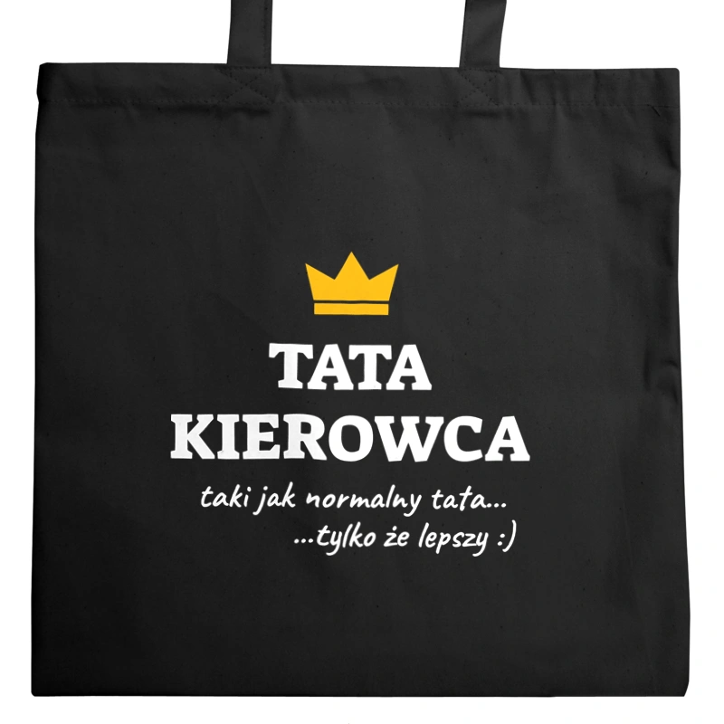 Tata Kierowca Lepszy - Torba Na Zakupy Czarna