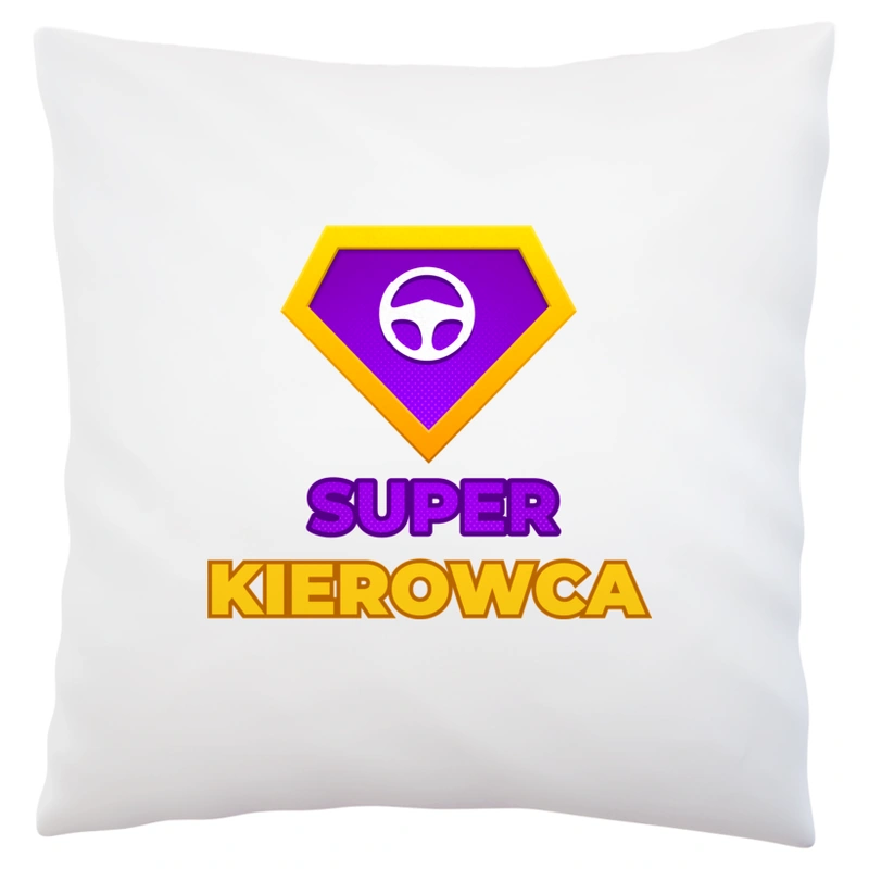 Super Kierowca - Poduszka Biała