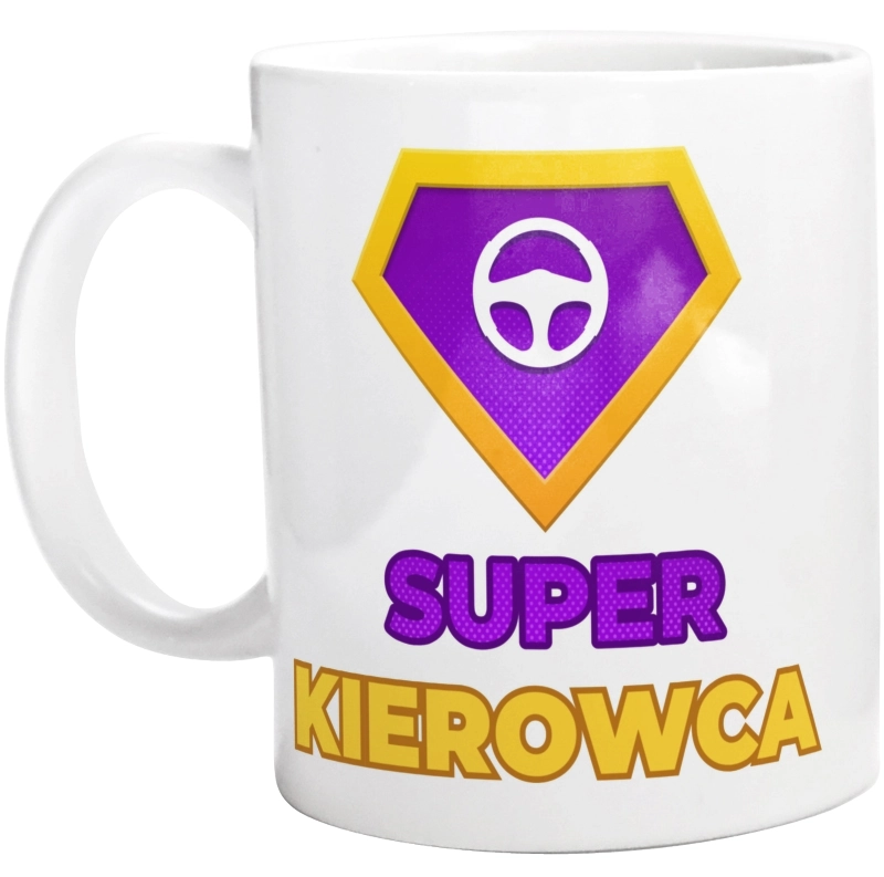 Super Kierowca - Kubek Biały